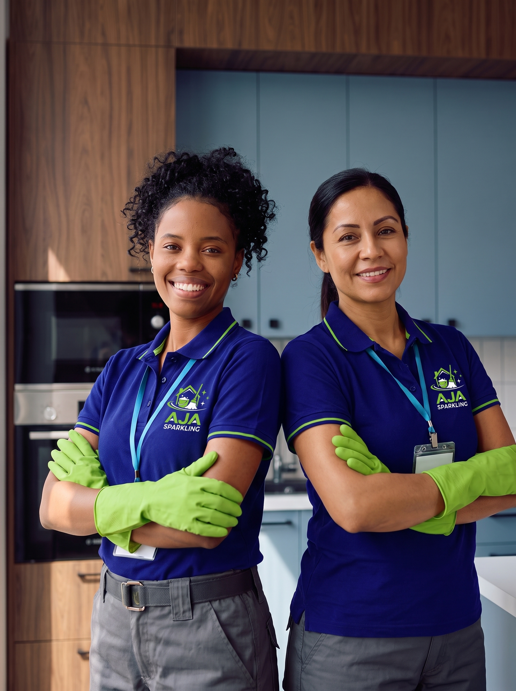AJA Sparkling uniformed cleaning specialist